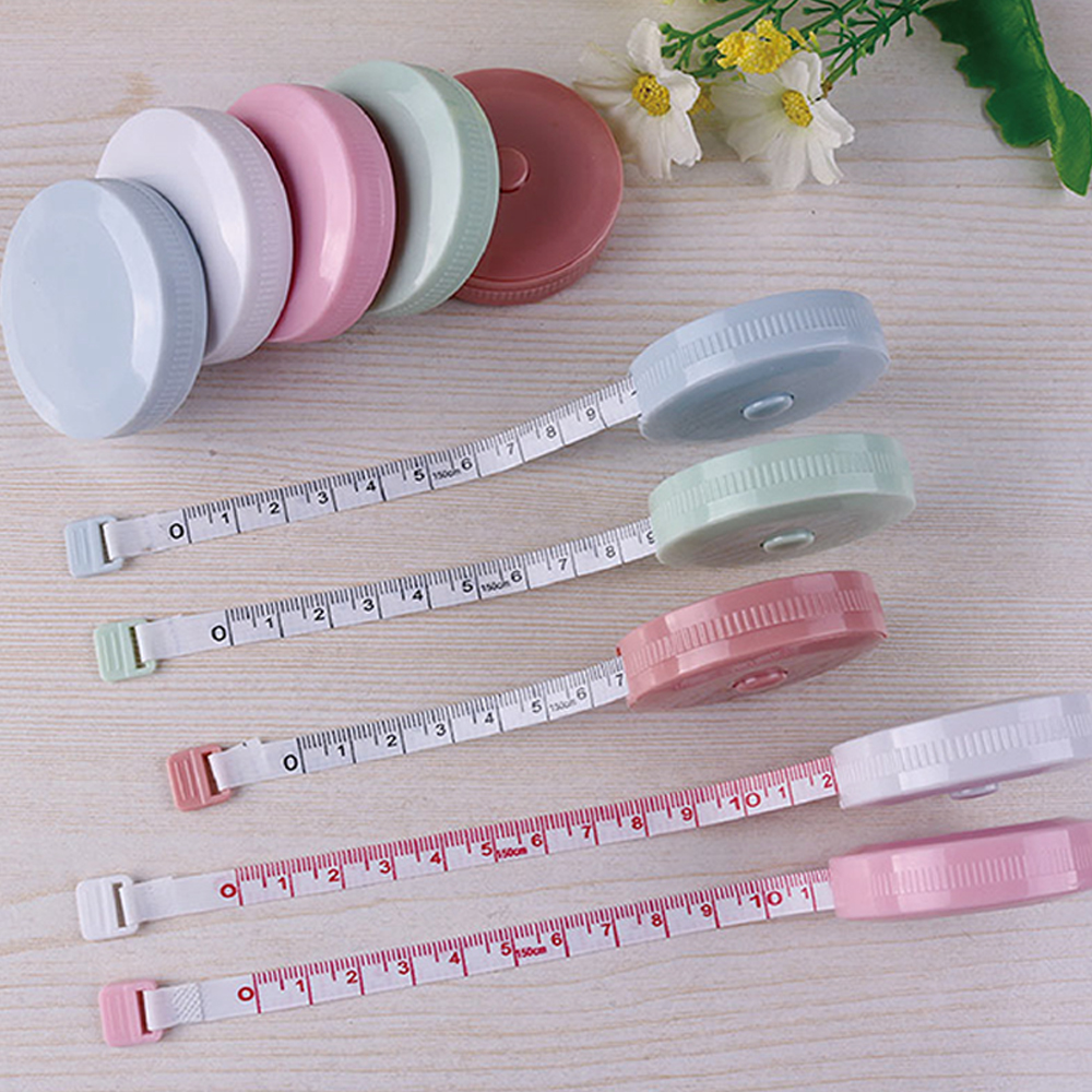 Automatic retractable 1.5m 60 inch colorful tape measure 6