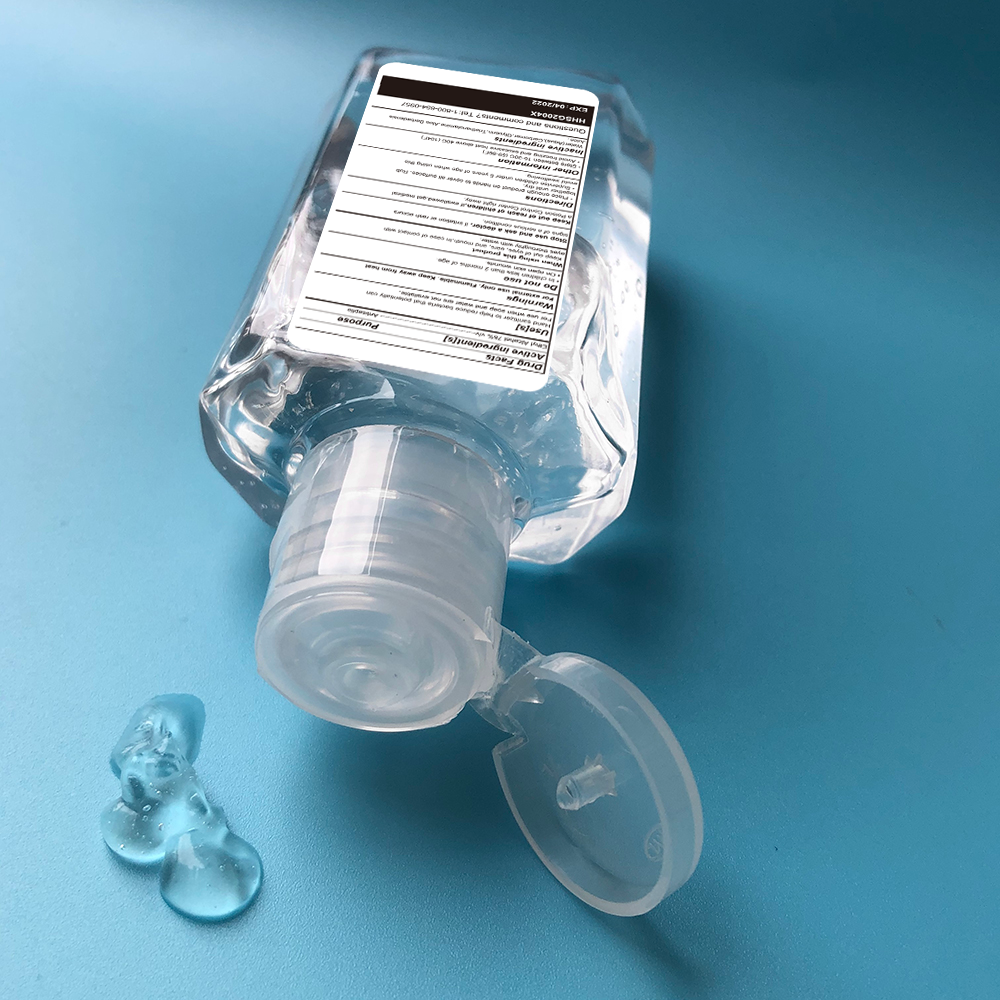 Quickship 2 oz Rectangle 75% Alcohol Hand Sanitizer 15