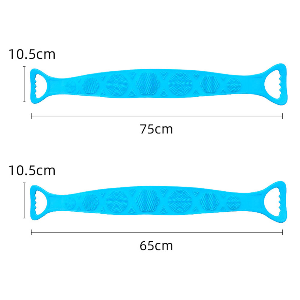 Massage Back Artifact Silicone Pull Back Strip Bath Towel 2