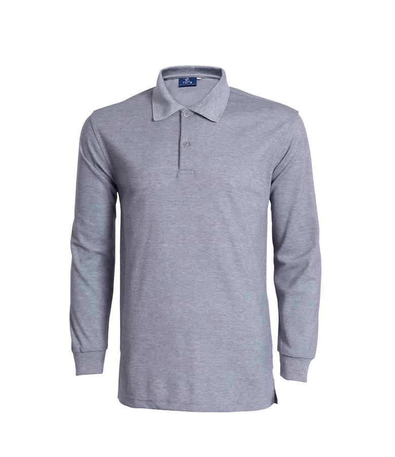 Cotton Long Sleeve Polo 10