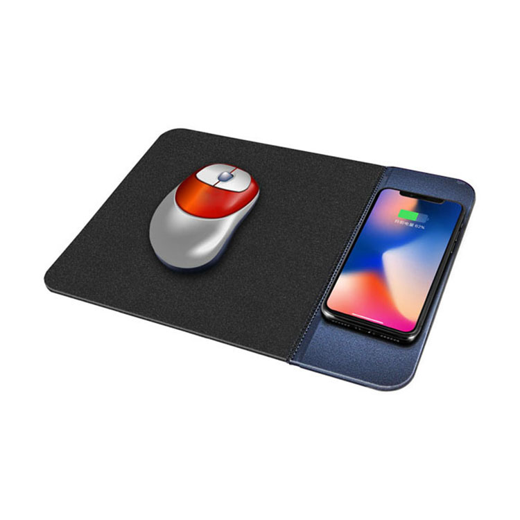 Qi Wireless Charger And Mouse Mat with PU and Rubber Material 7