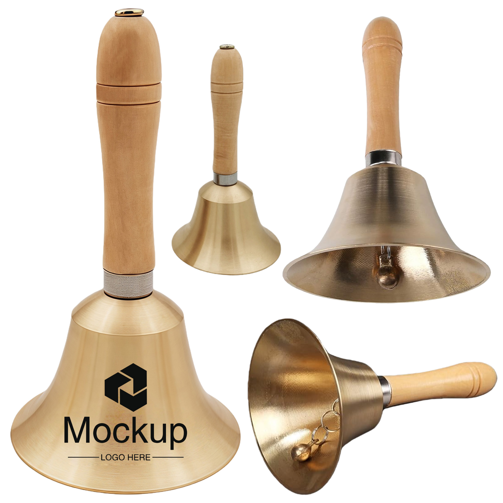 Dinner Service Hand Brass Call Bell 4