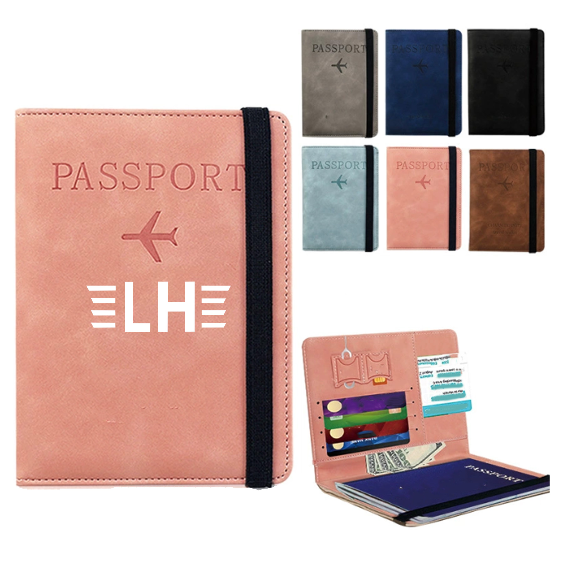 PU Leather Passport Protective Cover 4