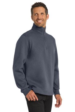 Slub Fleece 1/4-Zip Pullover