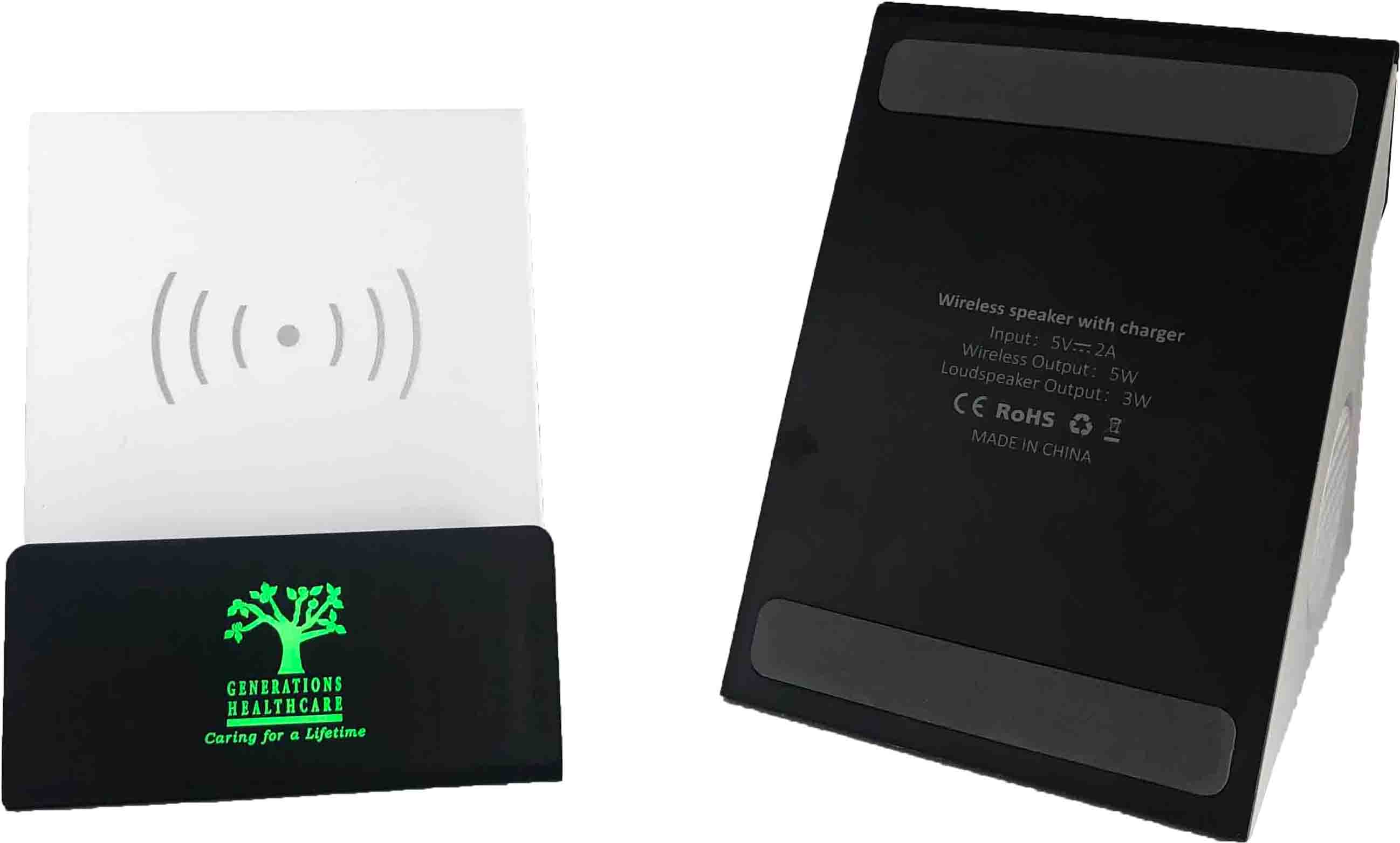 7230BW 3-in-1 Bluetooth Speaker/Wireless Charger/Phone Stand 3