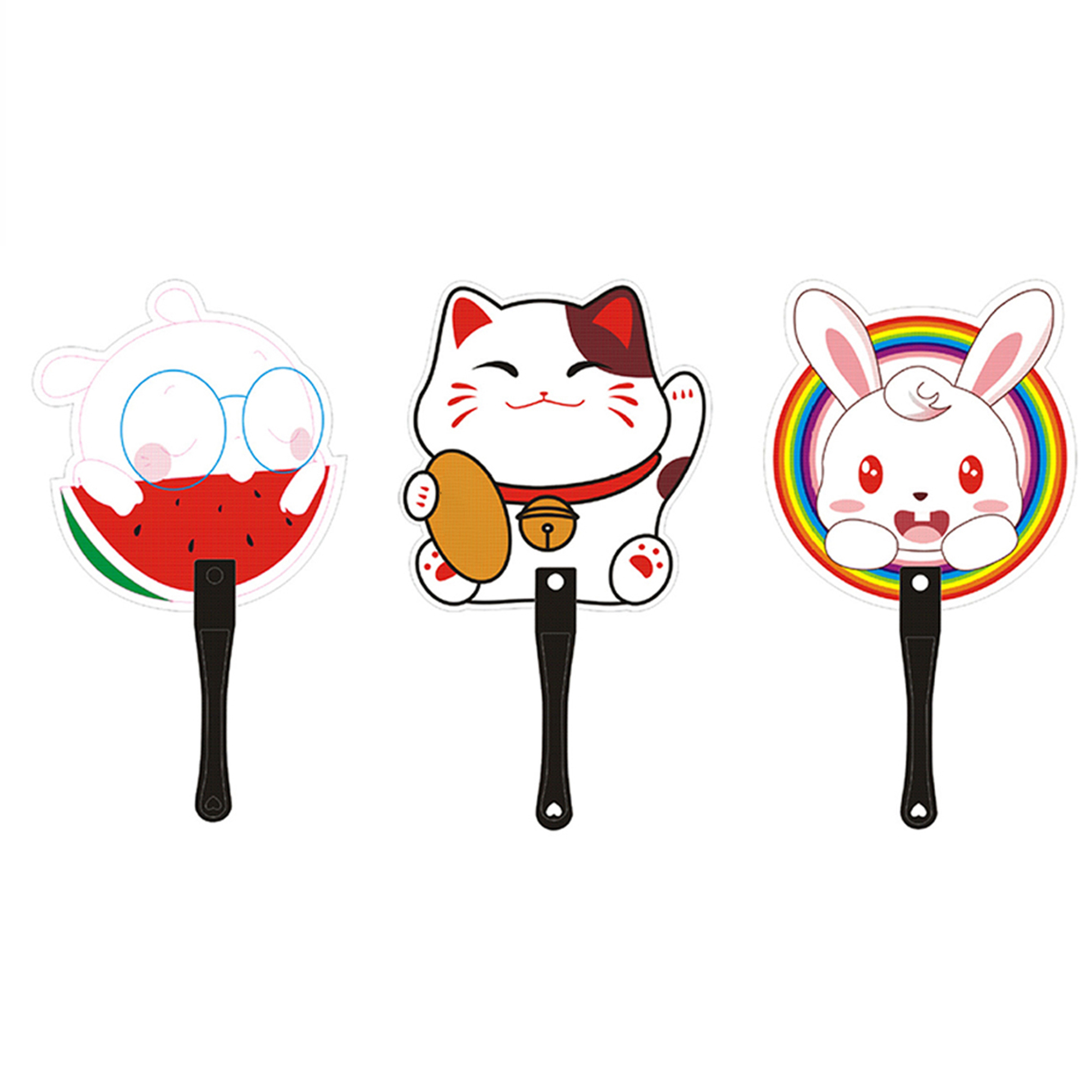MOQ50 Full Color Creative Personalized Customized Handheld Fan 2
