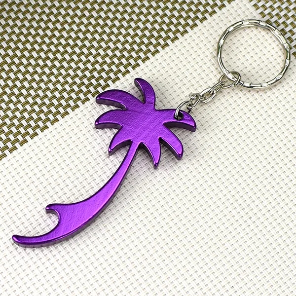 Logo Palm Tree Bottle Opener Key Rings 1