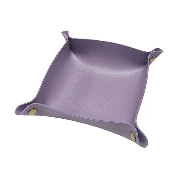 Foldable Leather Valet Tray 4