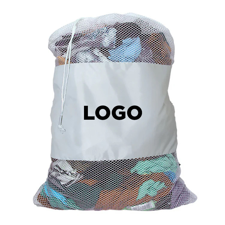 3.3ft All Mesh Washing Bag Drawstring Laundry Bag 2