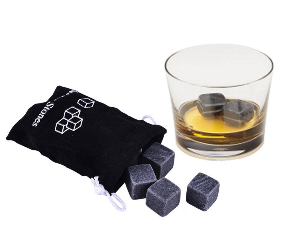 Pure Soft Stone Reusable Rocks for Whiskey Set 2