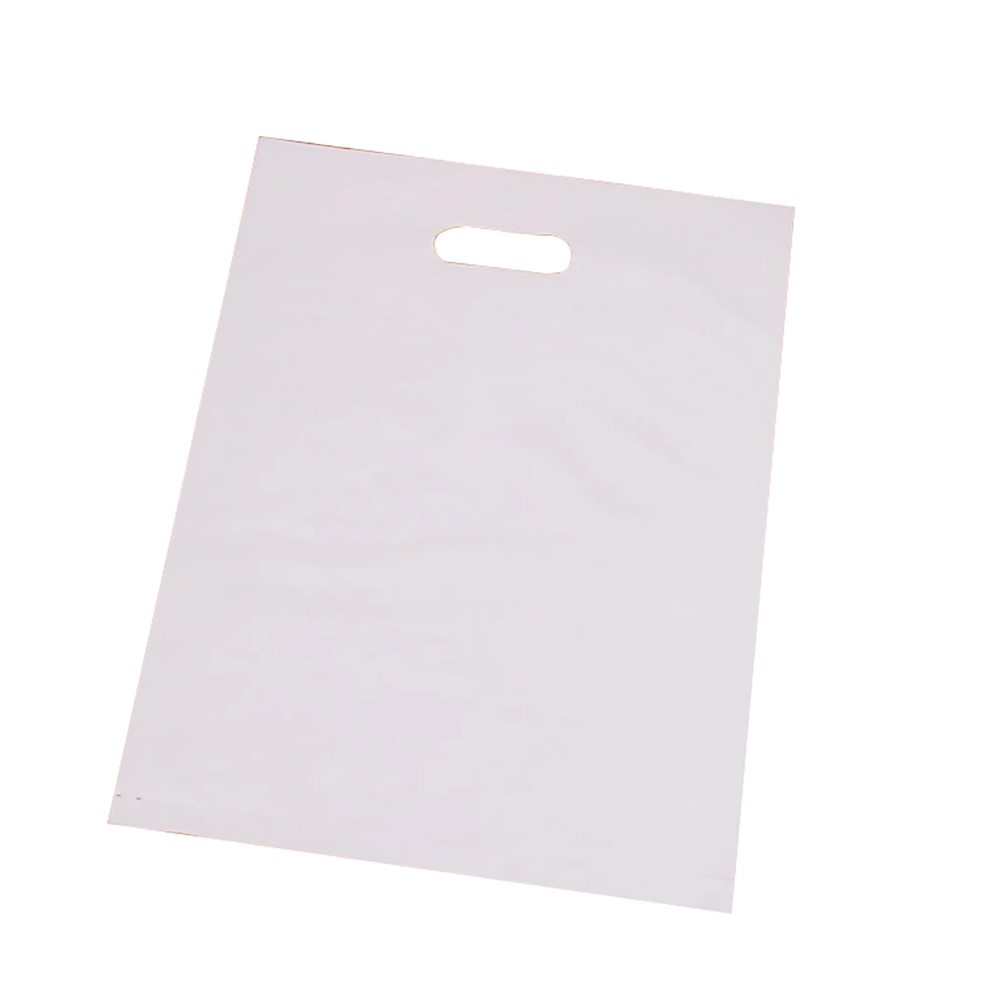 9 7/8" x 13 3/4" Die Cut Plastic Shopping Bags 2
