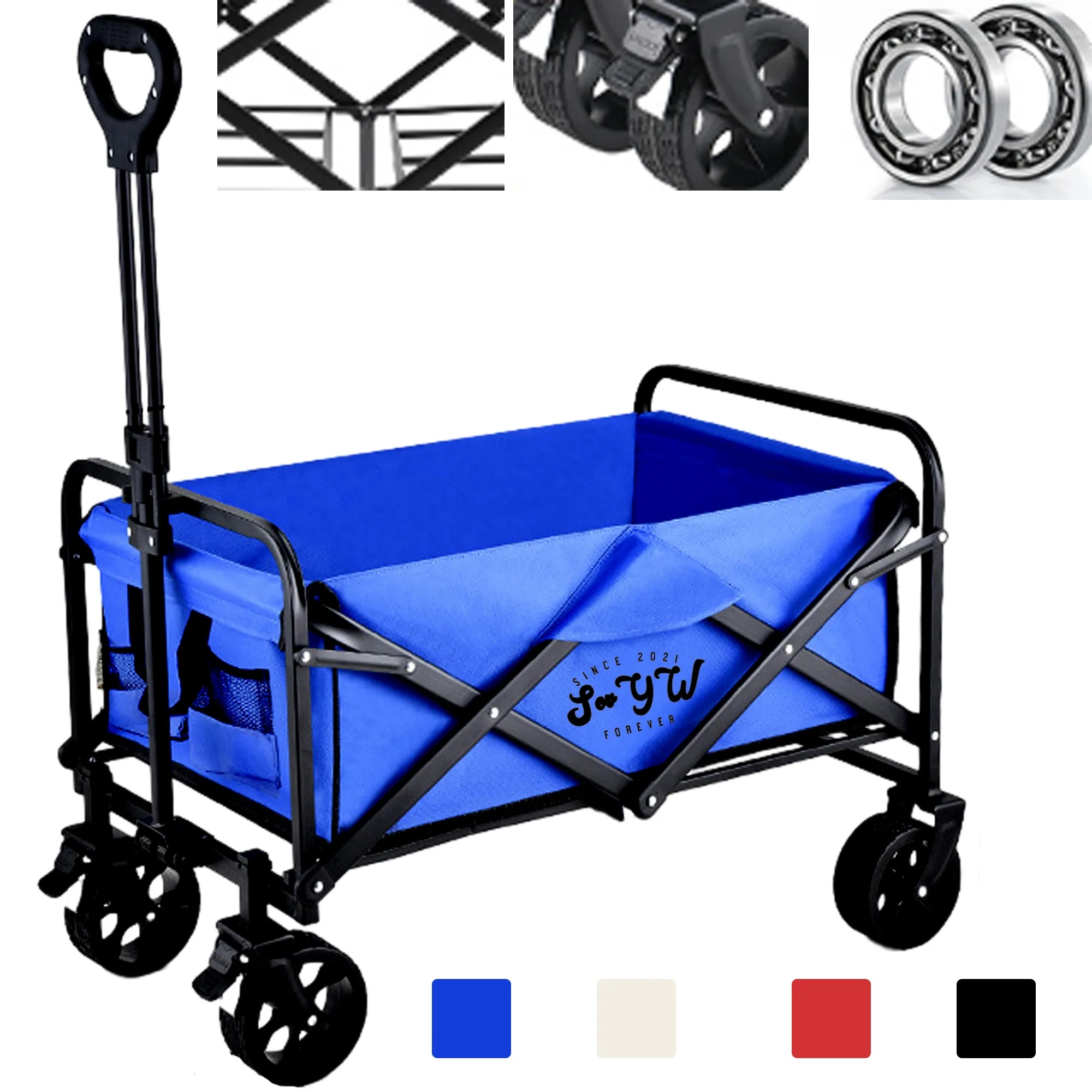 Outdoor Camping Portable Folding Cart 2
