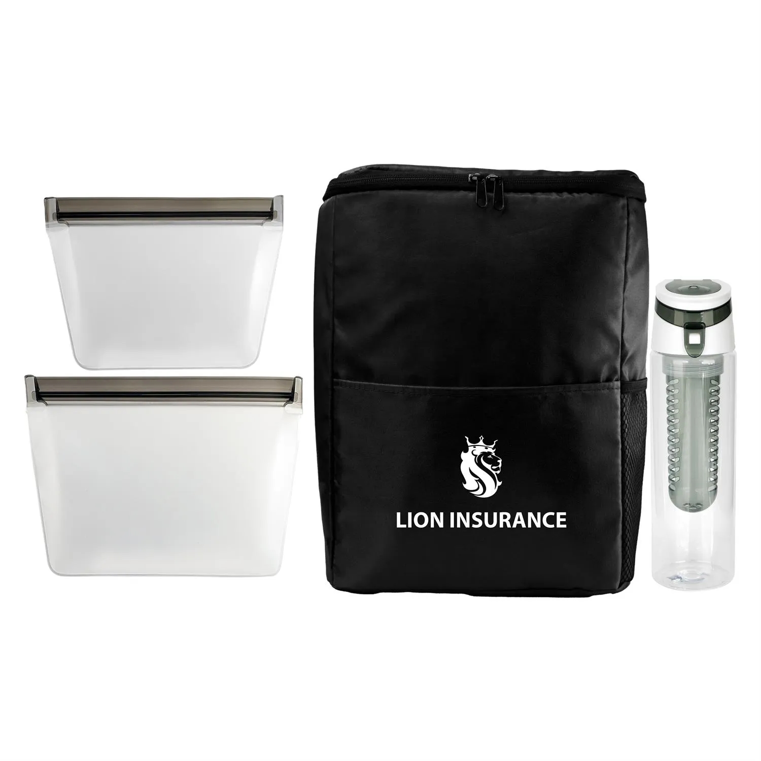 Sporty RPET Food Storage and Drink Set 9