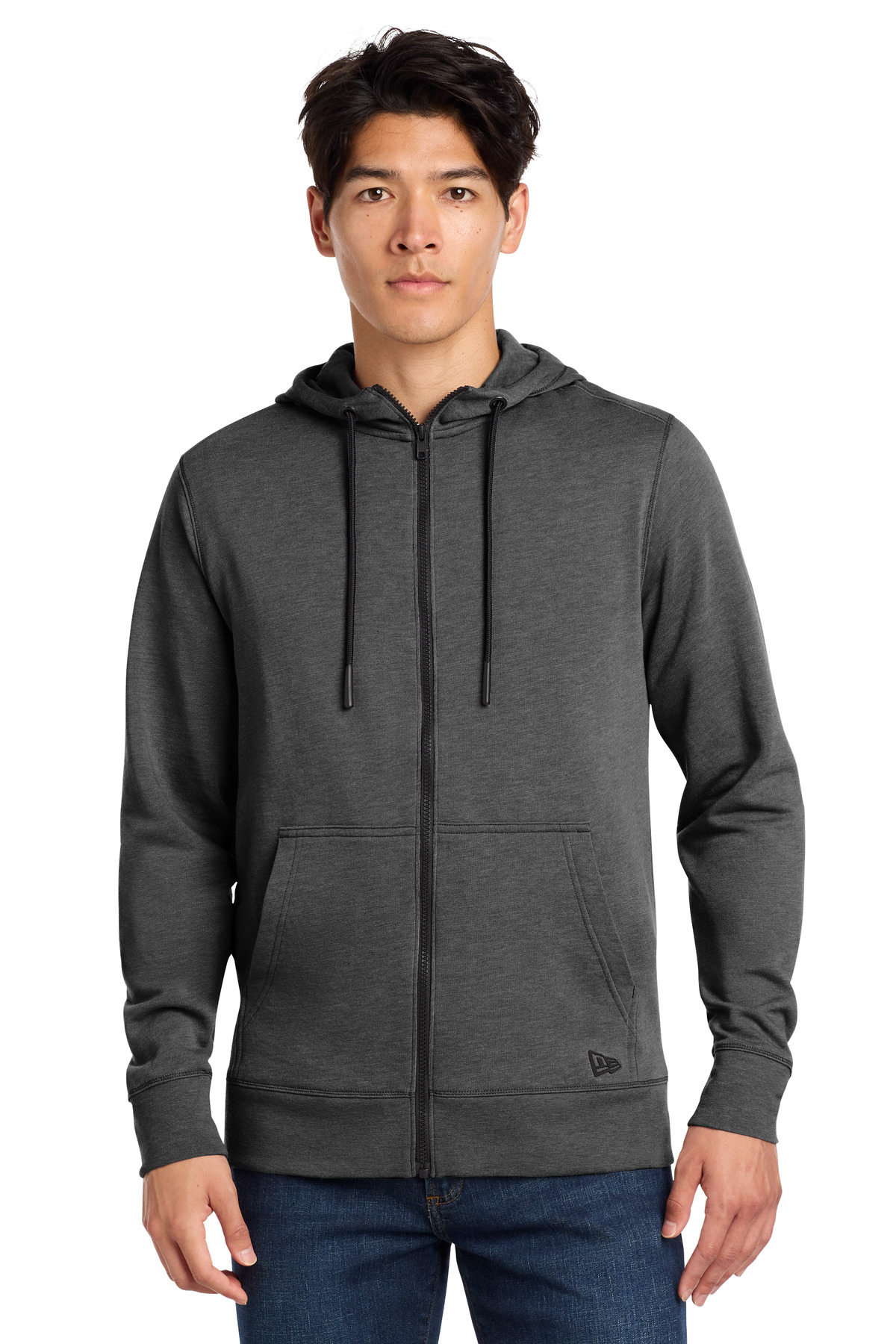 New Era Tri-Blend Fleece Full-Zip Hoodie NEA511 45