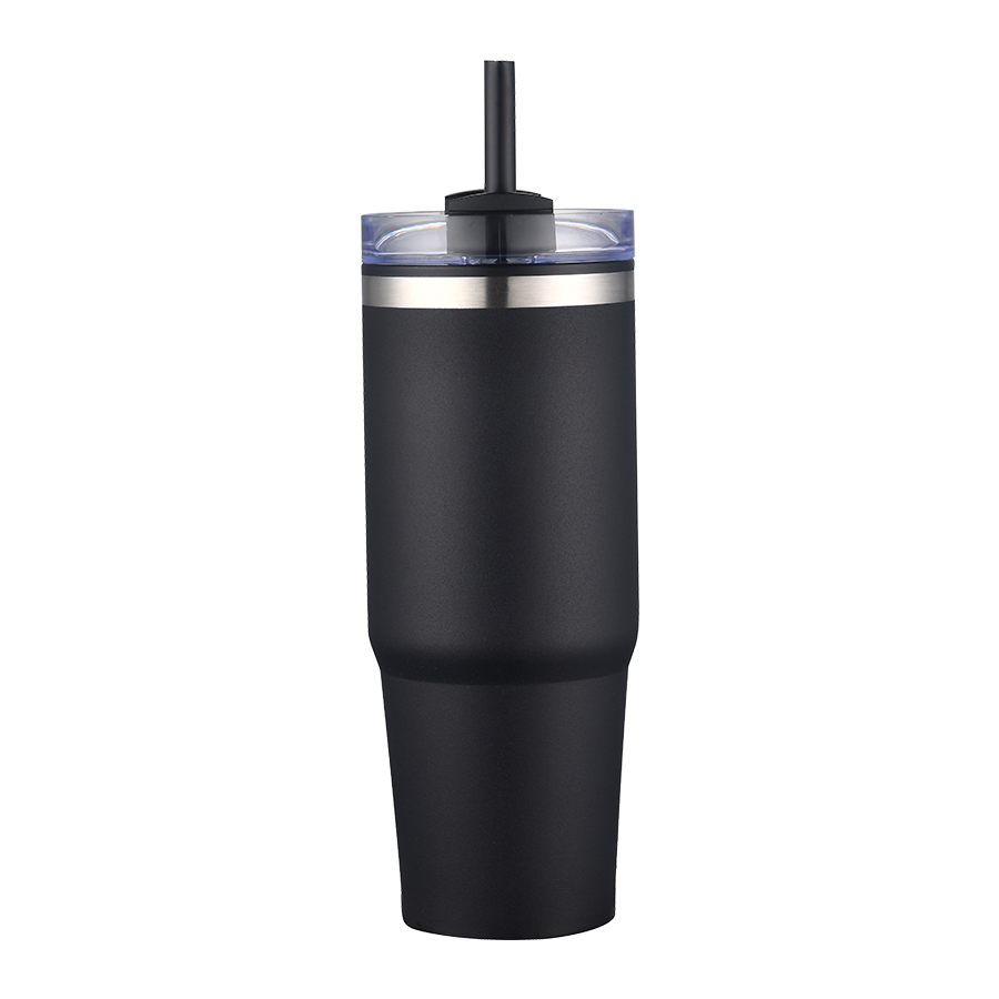 EcoSip 30oz Stainless Steel Outer Tumbler with PP Inner & Straw 19