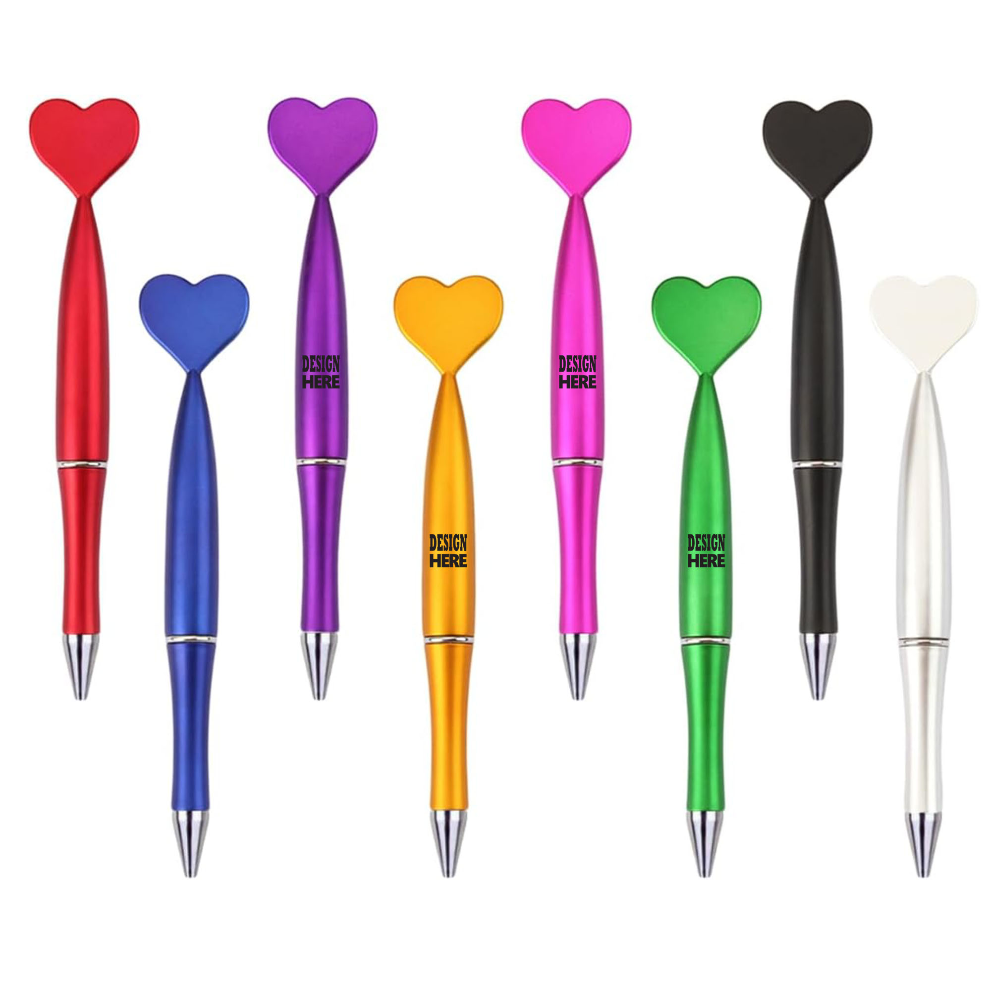 Colored Gift Heart-Shaped Ballpoint Pen 2