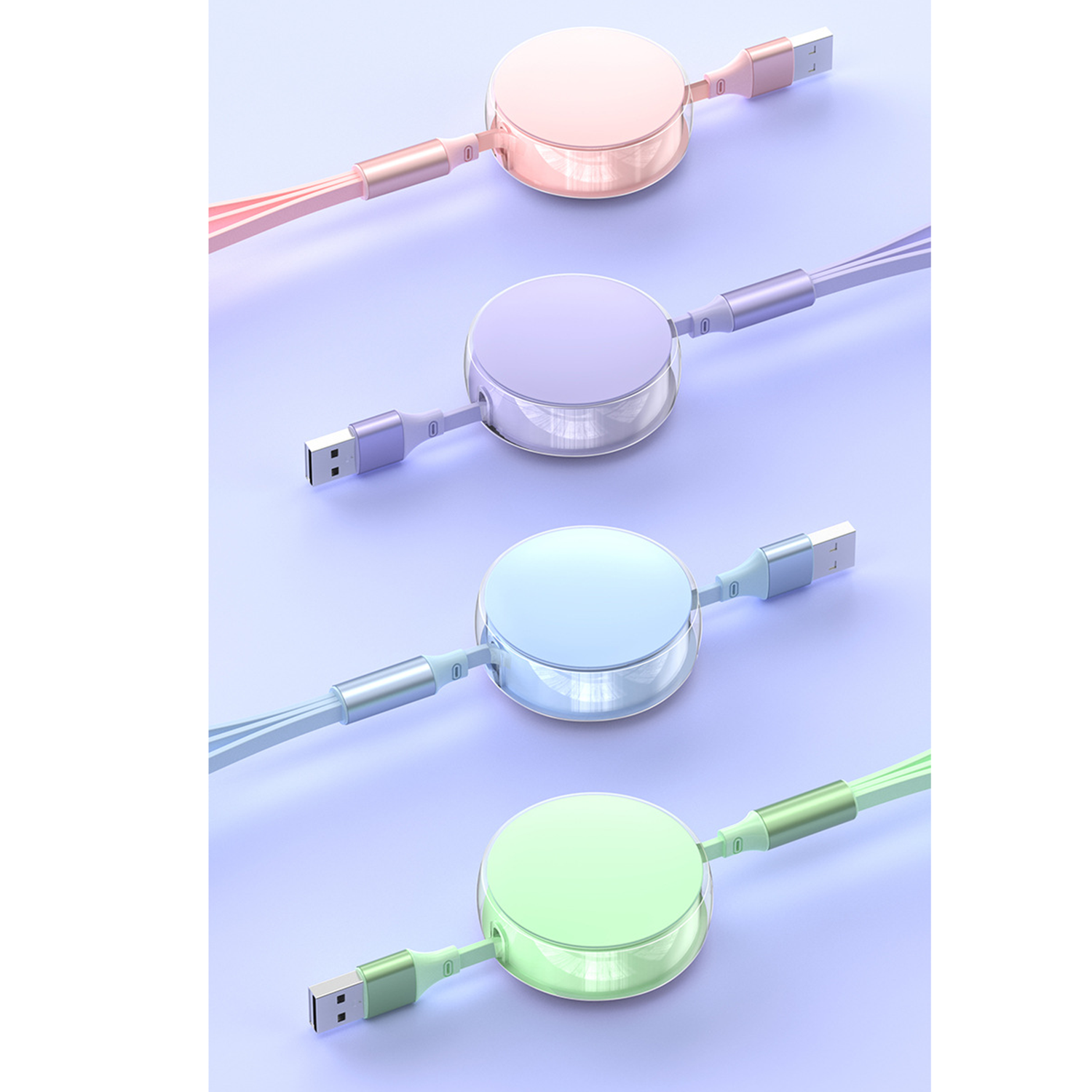 Portable Retractable Driving Charging Cable 4