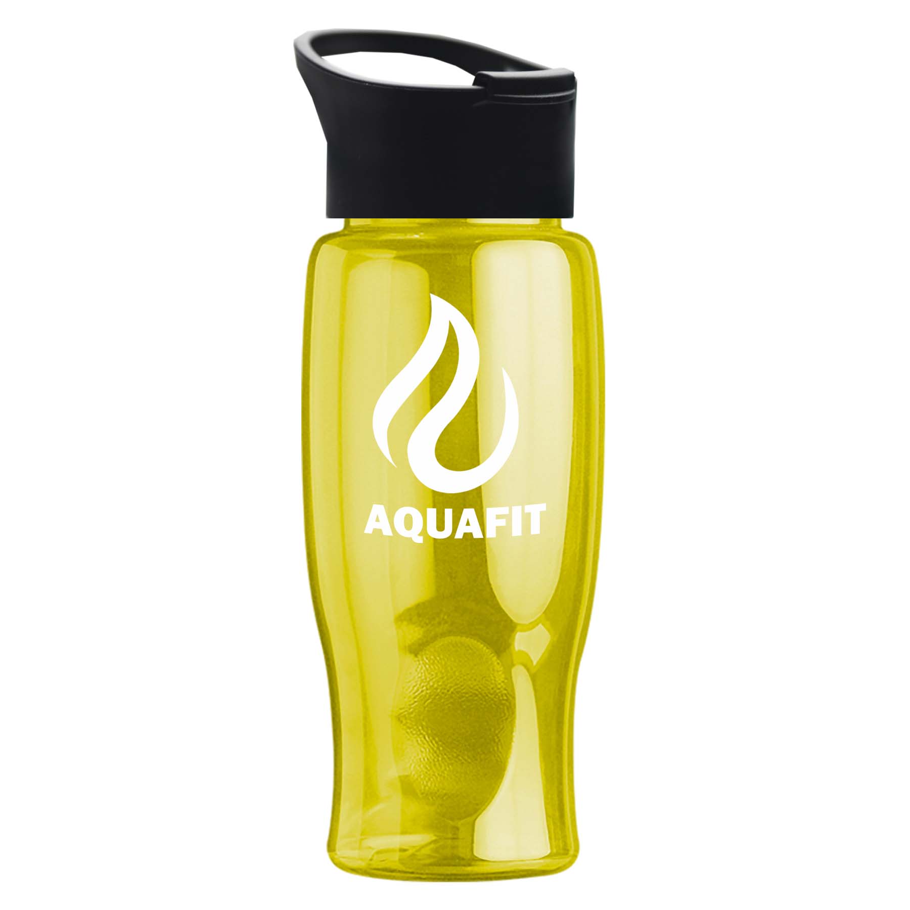 Poly-pure - 27 oz. Transparent Bottle with Pop-up 9