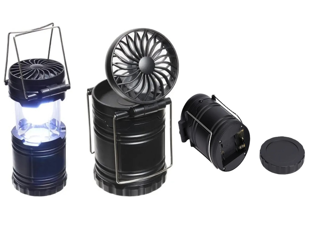 Retro COB Lantern with Fan 2