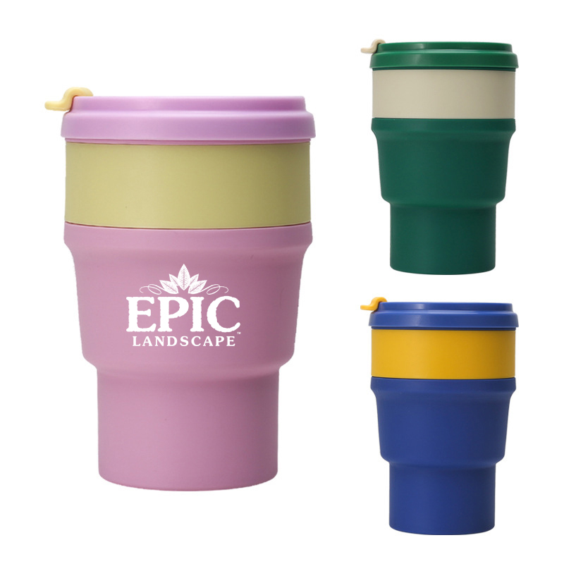 Reusable Collapsible Coffee Mug Leak-Proof Silicone 1