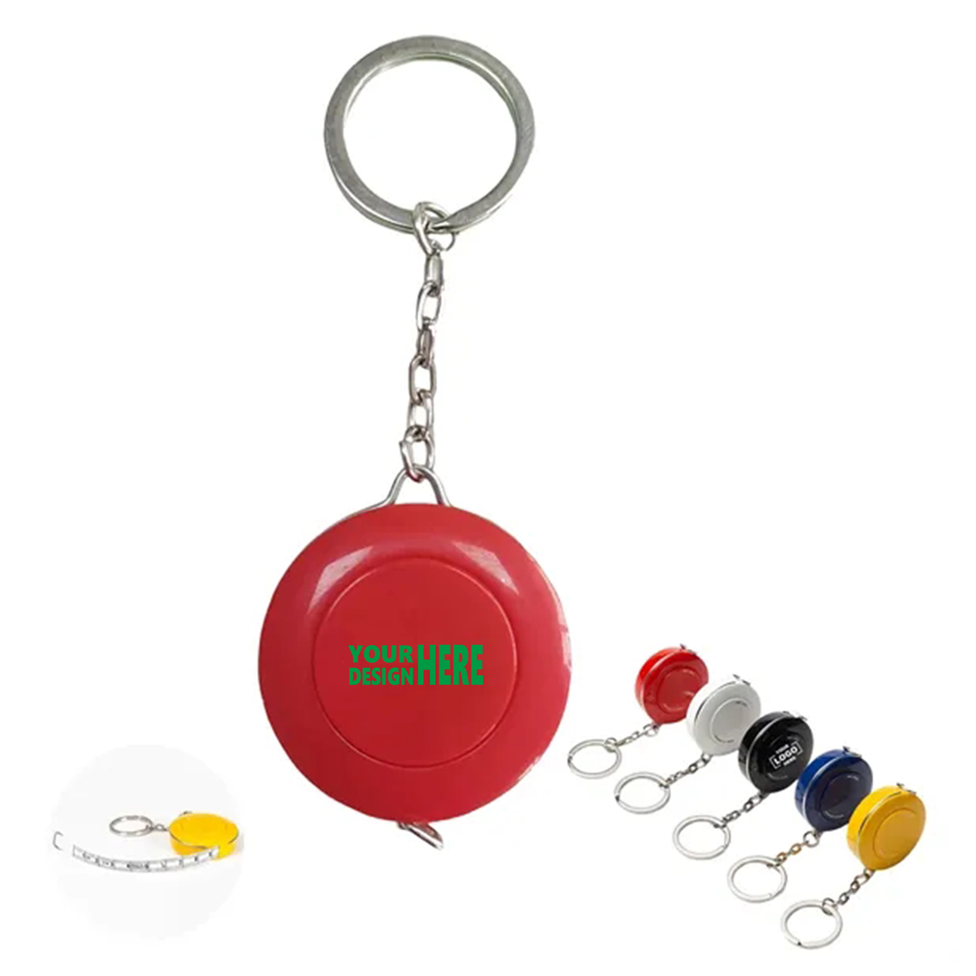 Mini Retractable Keychain Tape Measure 2