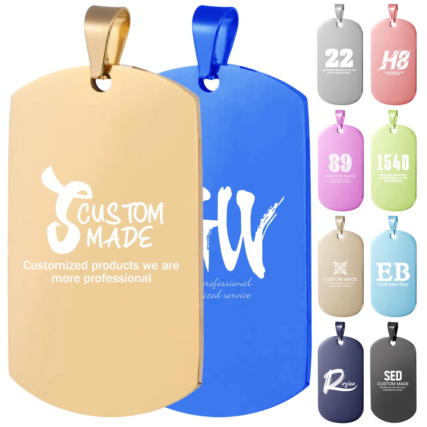 Stainless Steel Dog Tags 2