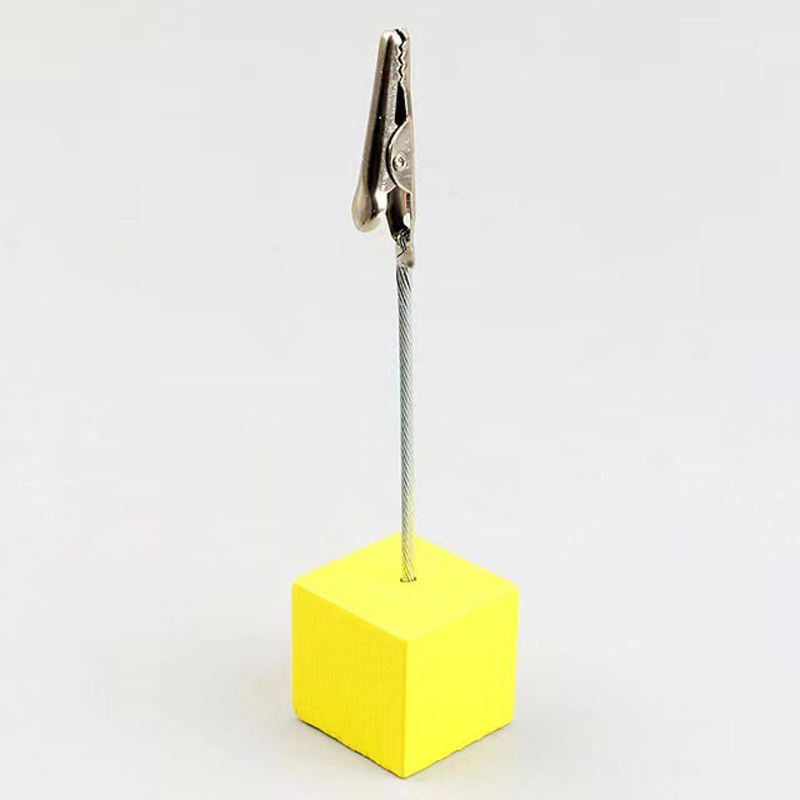 Wooden Memo Holder Stand 6