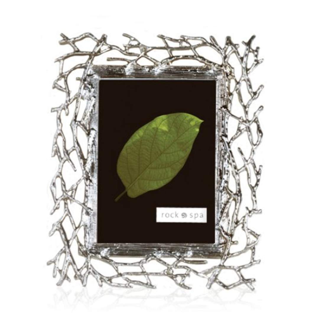 Twig Picture Frame - Antique Silver