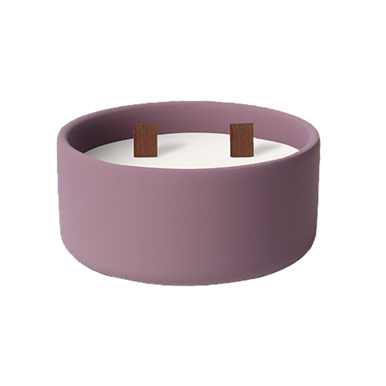 Simple matte ceramic candle container 5