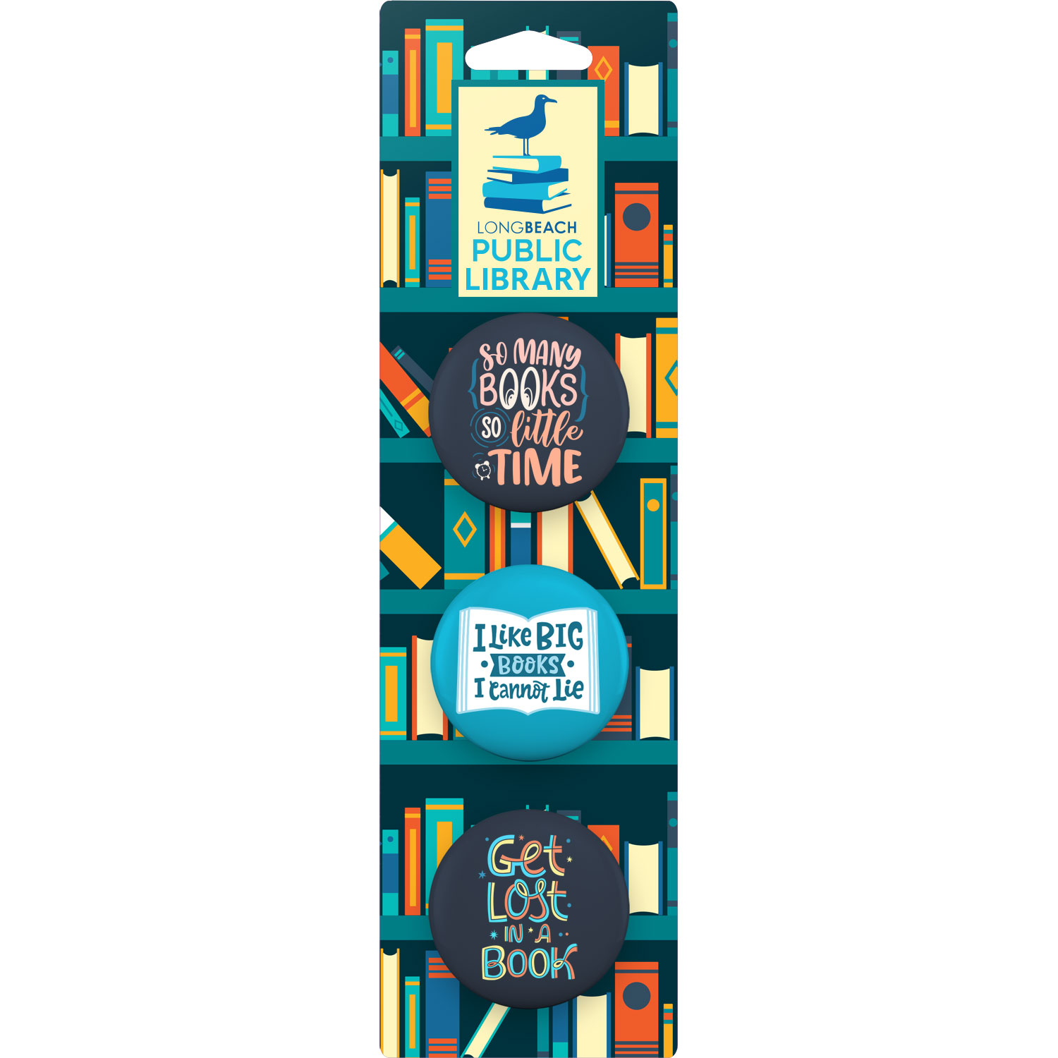 3-Pack Button Collage Card Bookmark 2