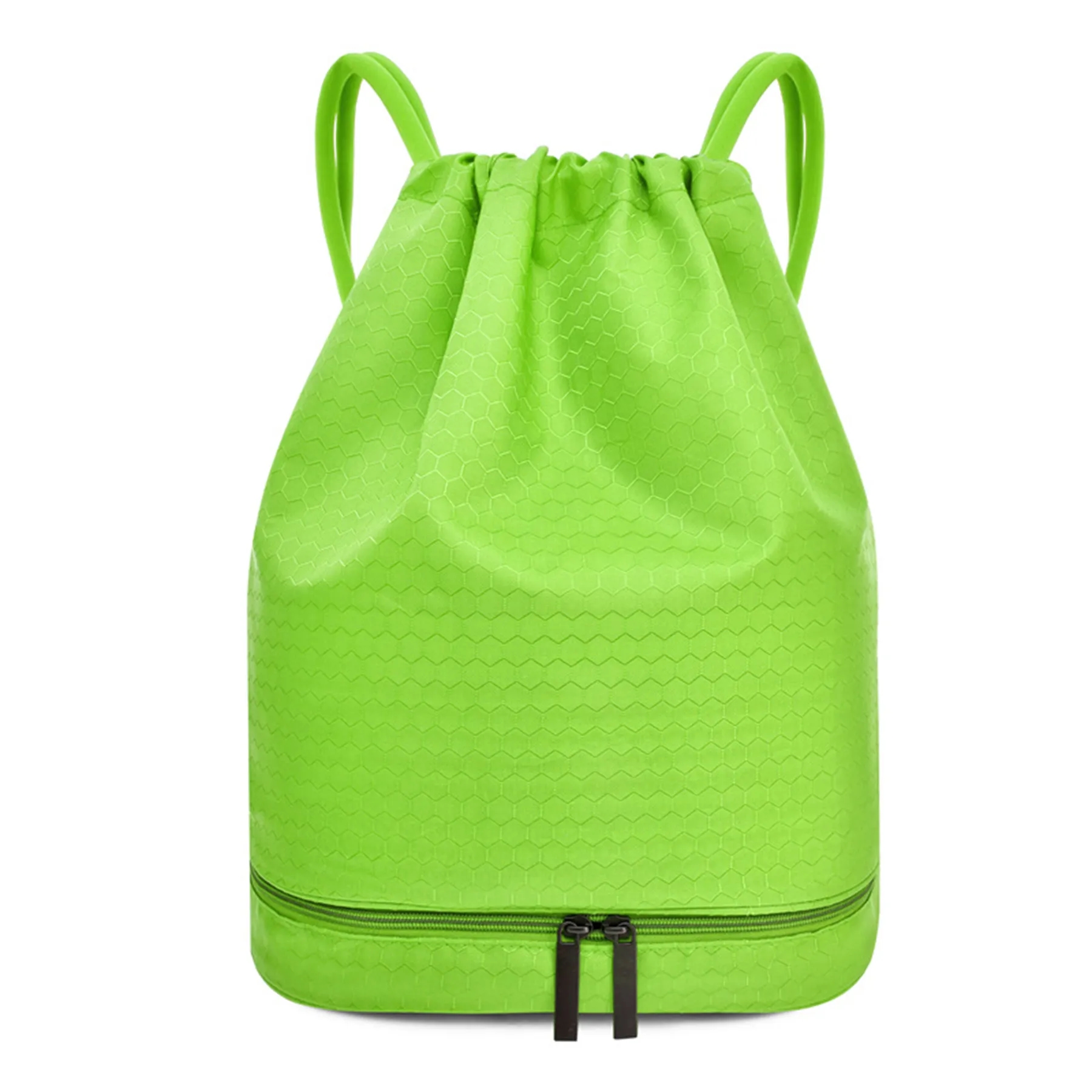 Polyester Dry Wet Separation Sports Drawstring Backpack 3