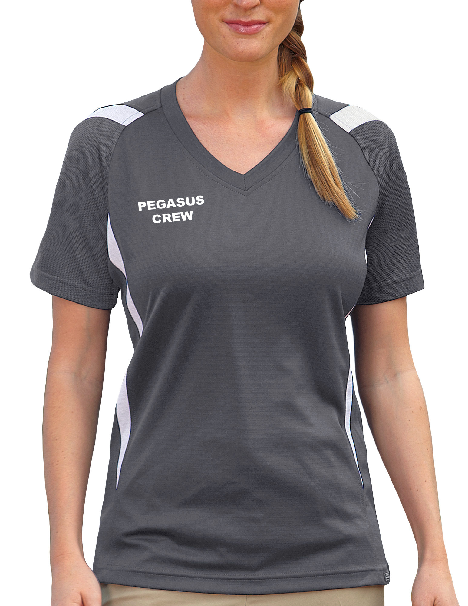 Ladies' Pegasus Crew Ottoman Tee Shirt 5