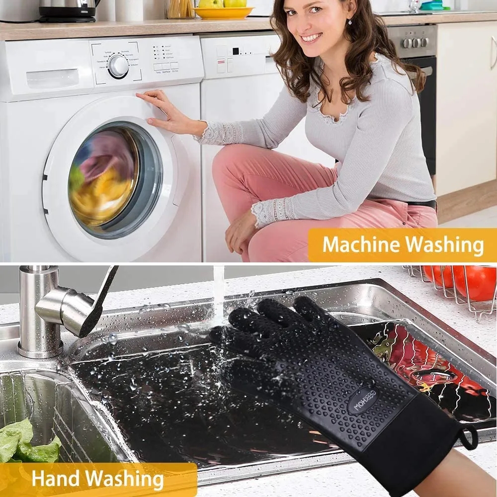 Kitchen Silicone Oven Mitts 2
