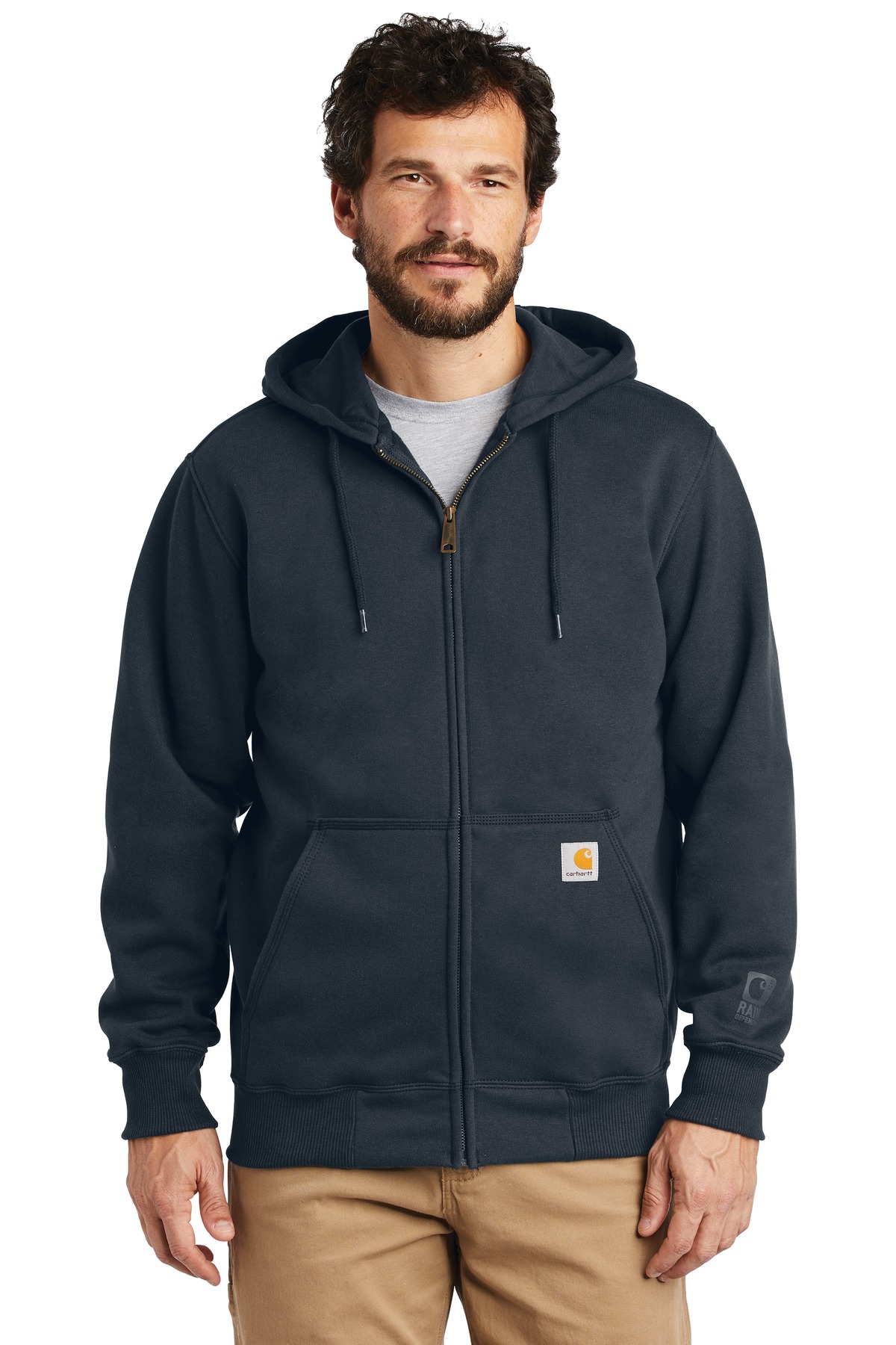 Carhartt® Rain Defender Paxton Heavyweight Hooded Zip-Front Sweatshirt 16