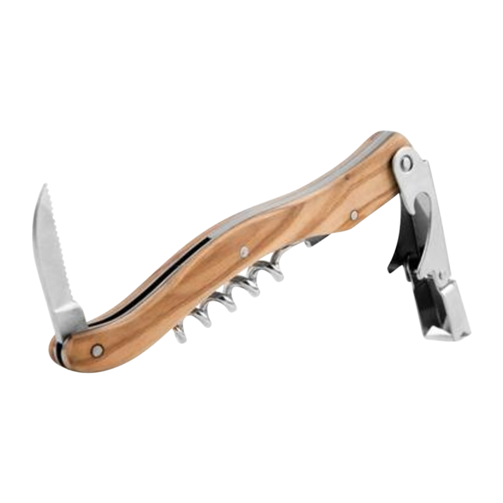 Olea Waiter's Corkscrew with Olivewood Handle 4