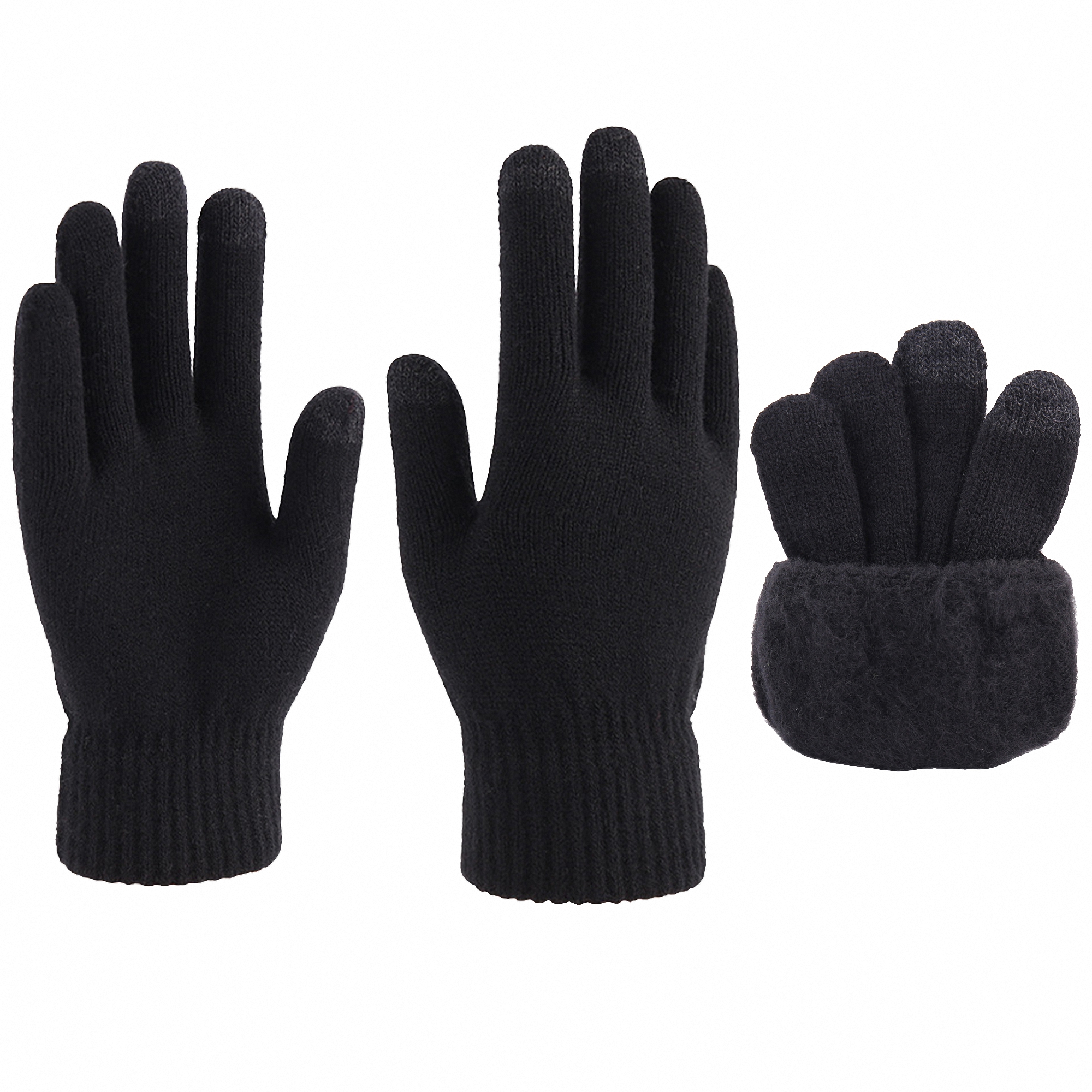 Touch Screen Knit Gloves for Adults Unisex 4