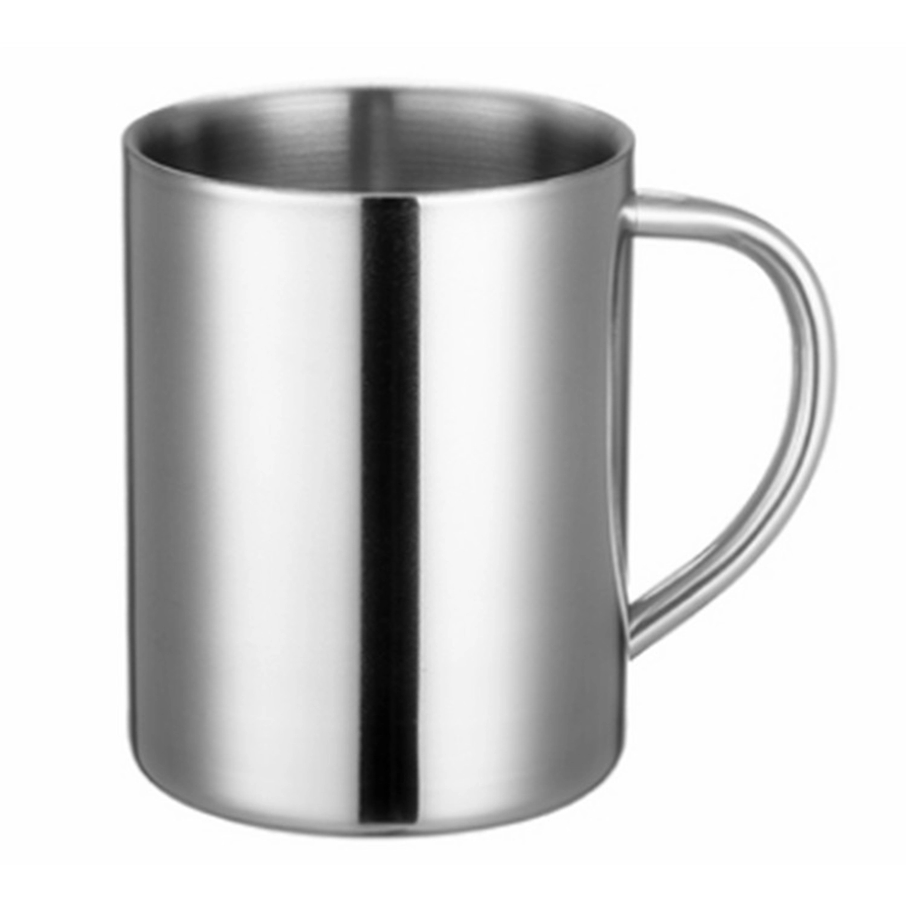 10 oz Stainless Steel Double-Wall Coffee Mug with Handle – Insulated Metal Camping Cup 3