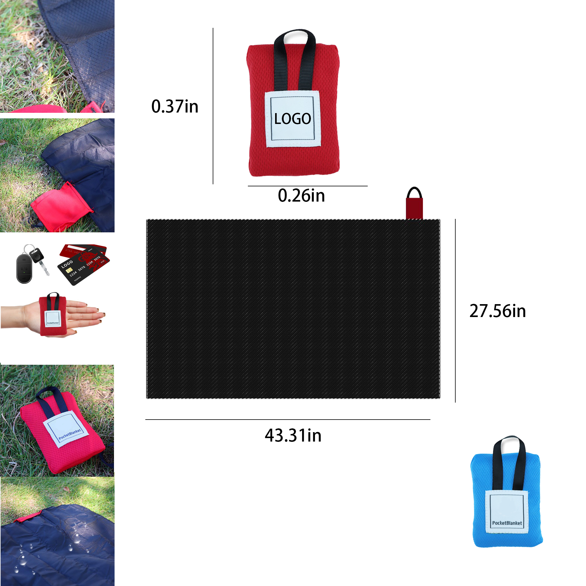 Portable Sand-Resistant Beach Mat 2