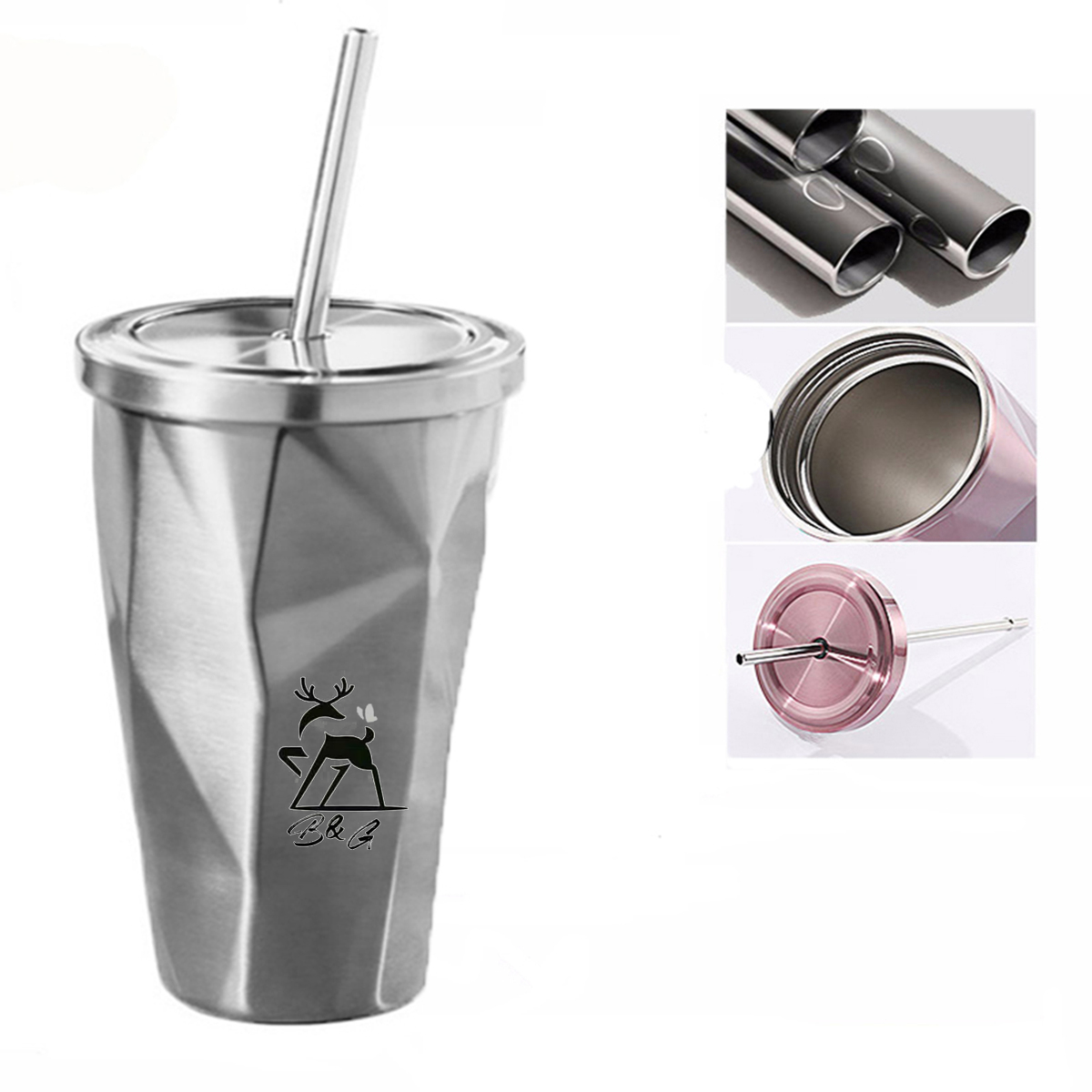 16 Oz. Gradient Stainless Steel Cup 2