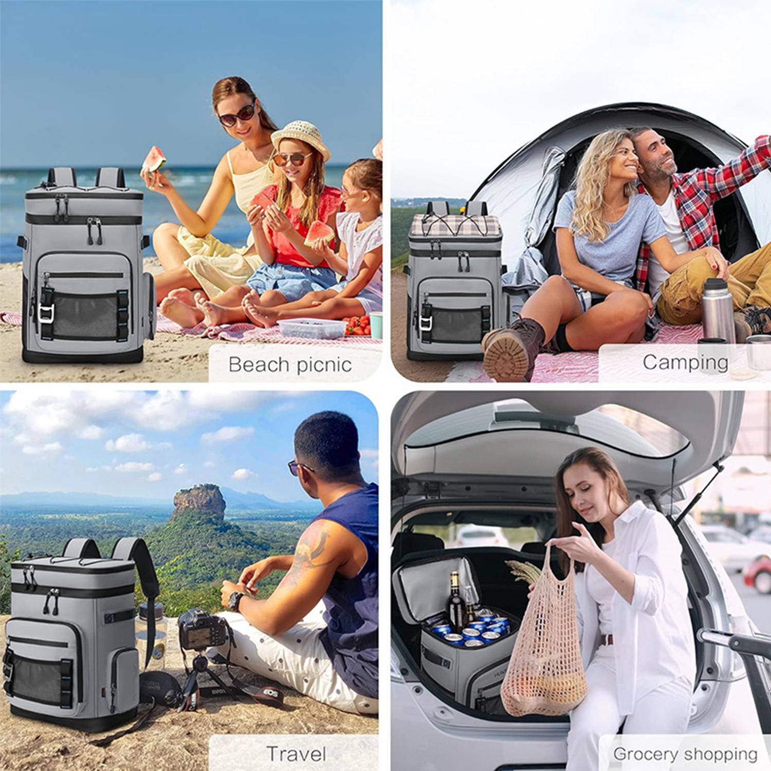 30L Insulated Cooler Backpack – Waterproof & Camping-Ready 4