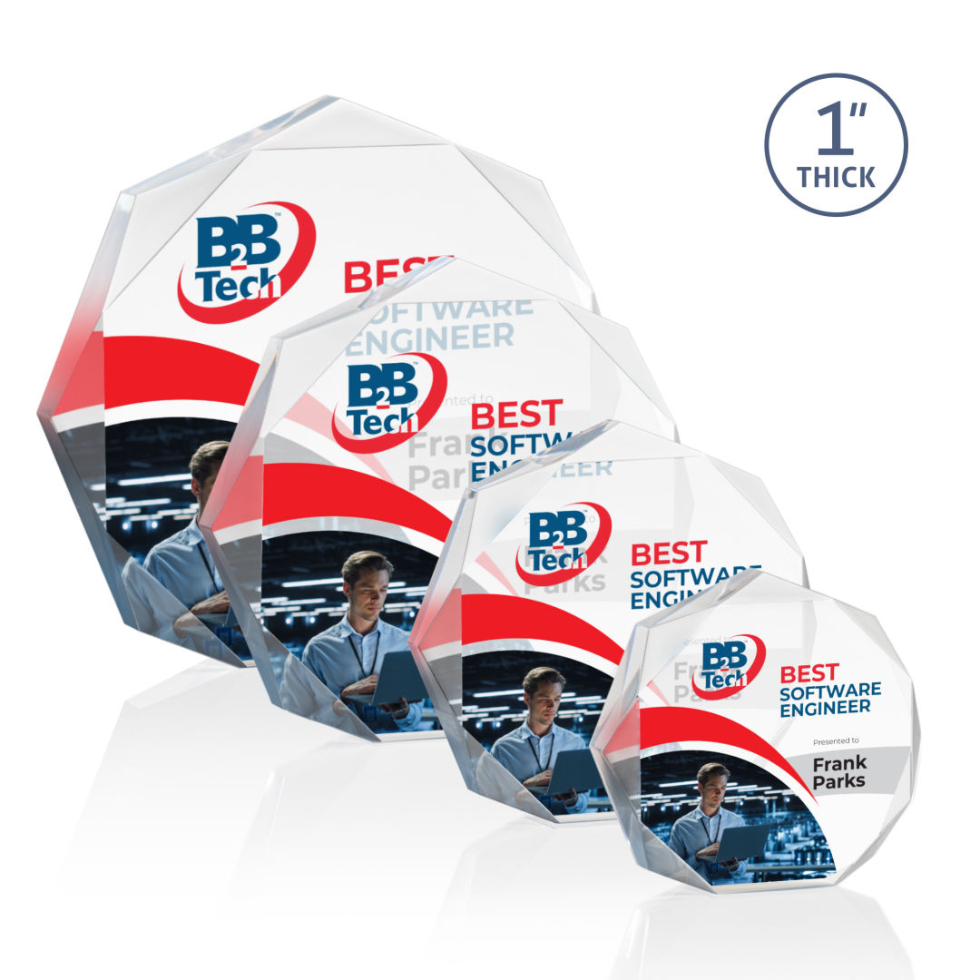 Piedmont VividPrint™ Award - Clear