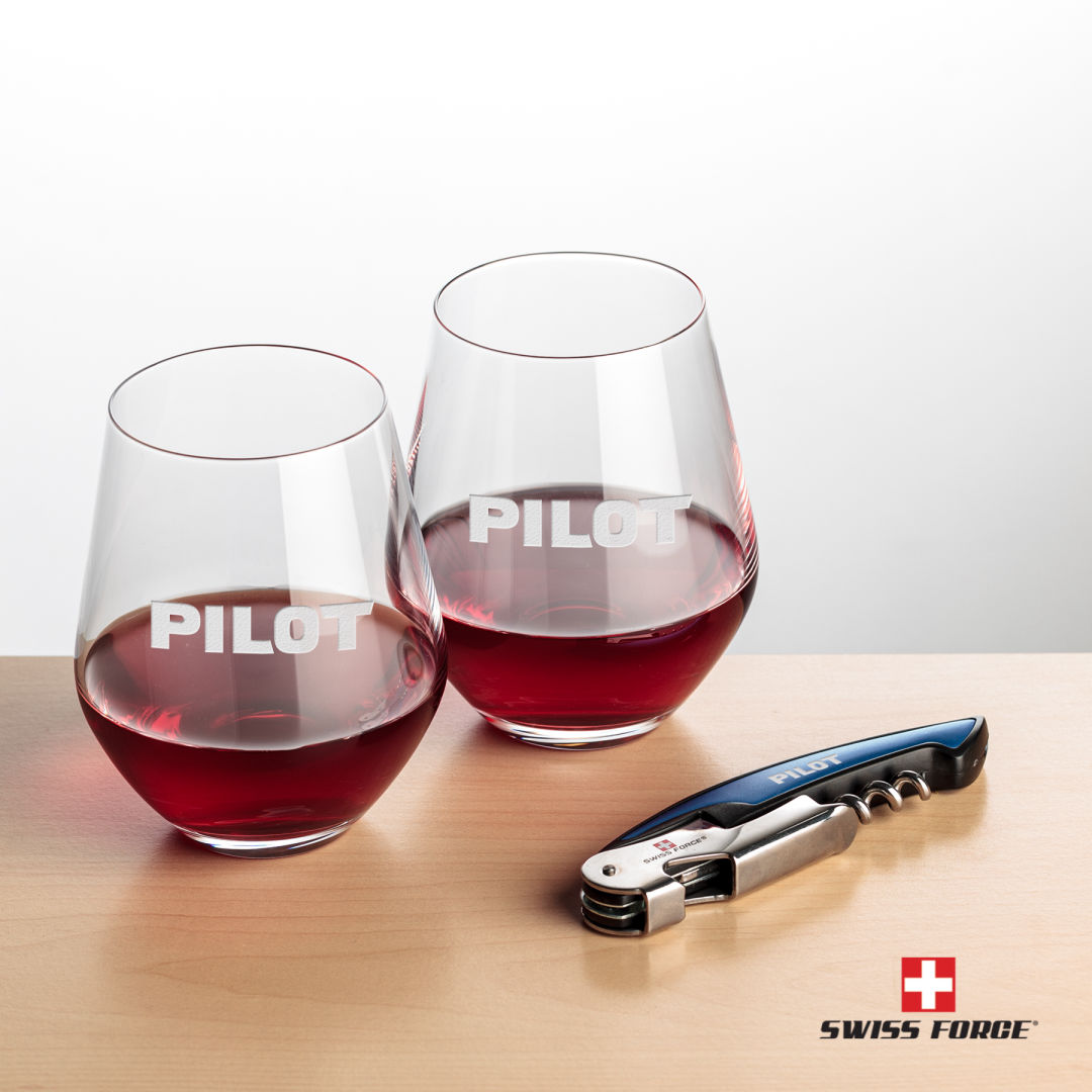 Swiss Force® Opener & Reina Stemless Wine 14