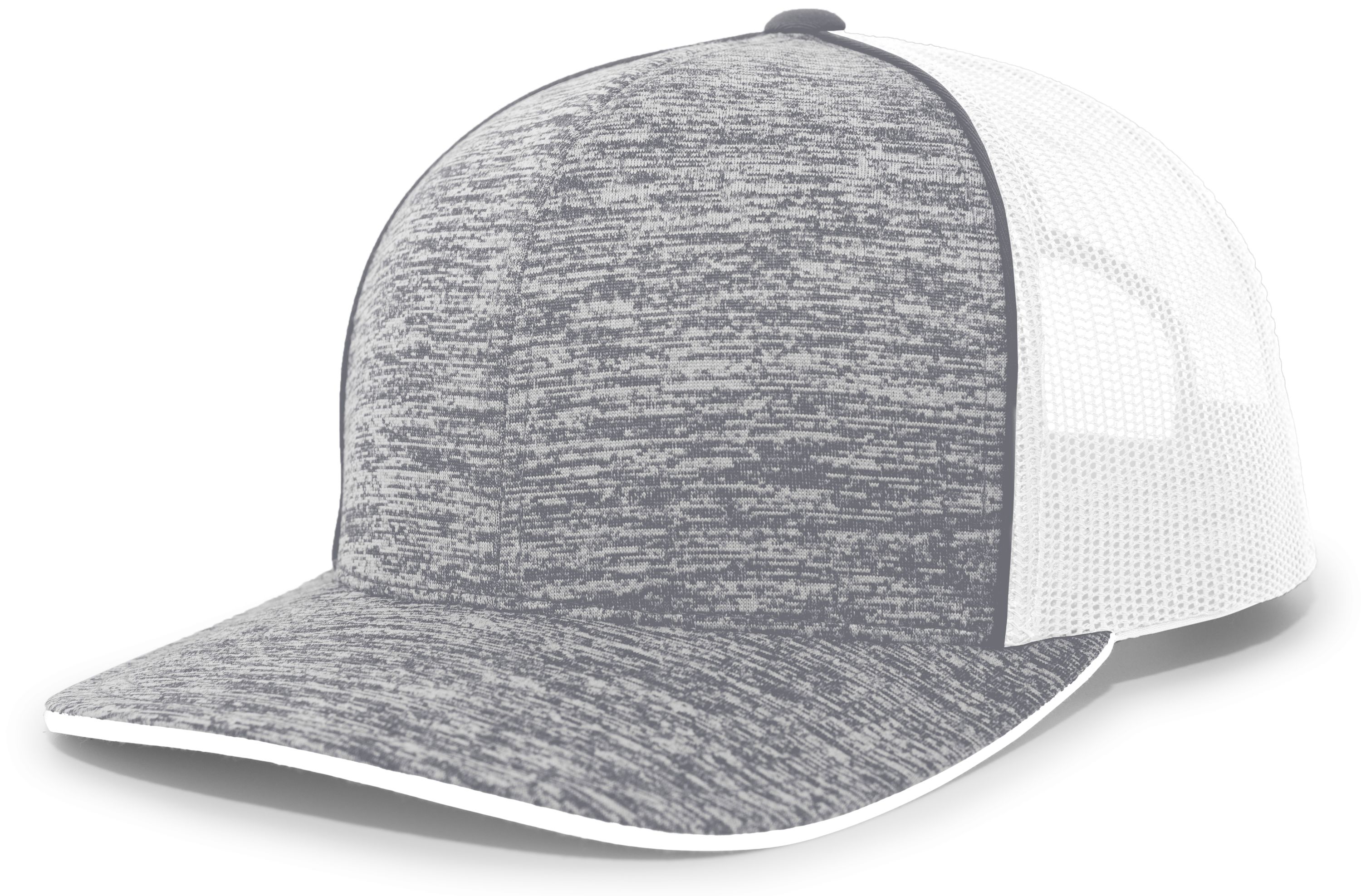 Aggressive Heather Trucker Snapback Cap 2