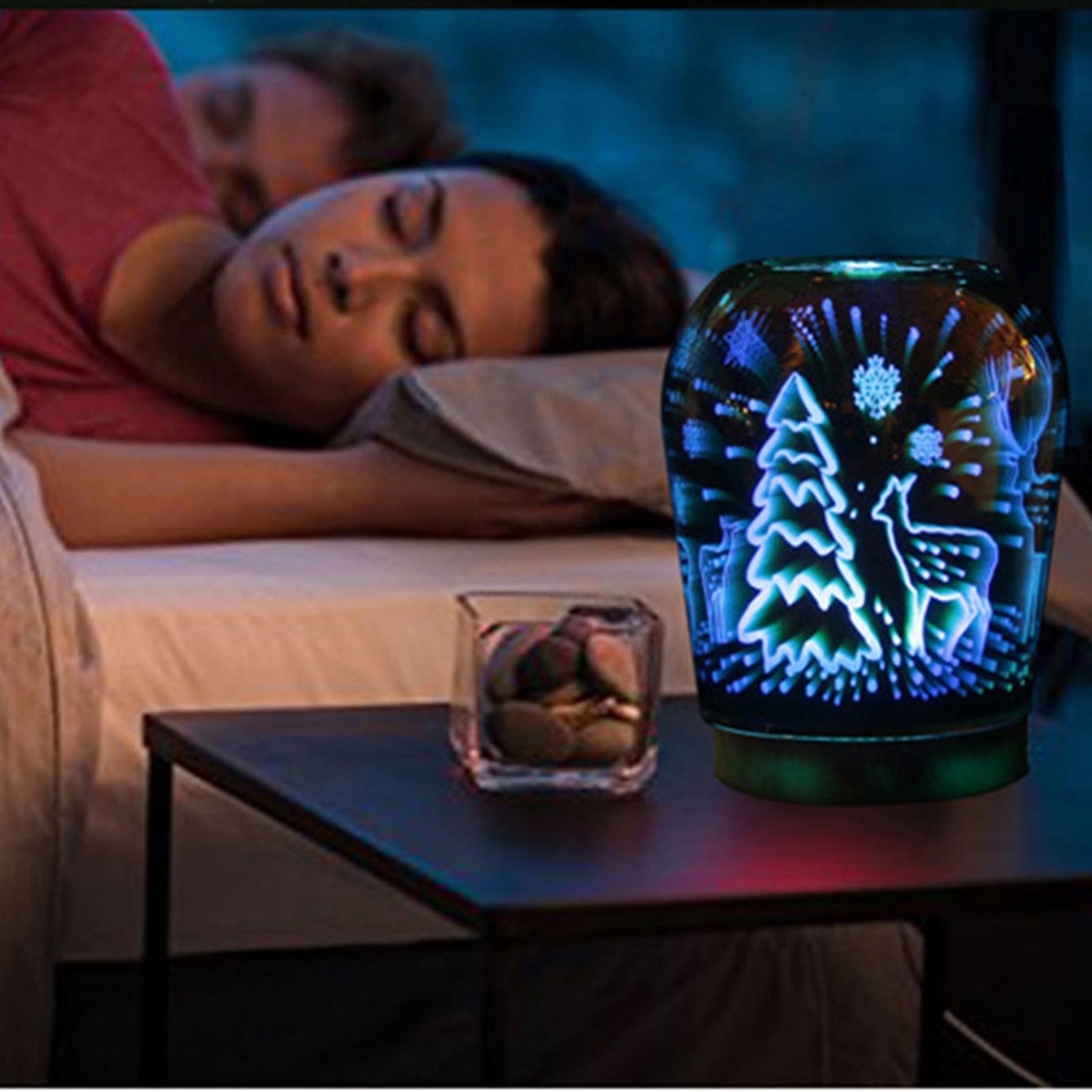 3D Glass Aromatherapy Oil Aroma Diffuser 7