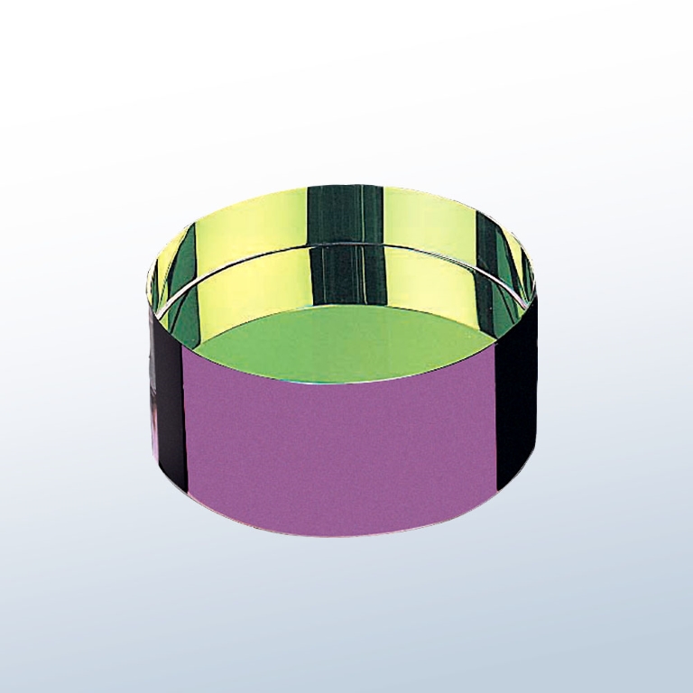 Round Clear Optic Optic Crystal Paperweight Award