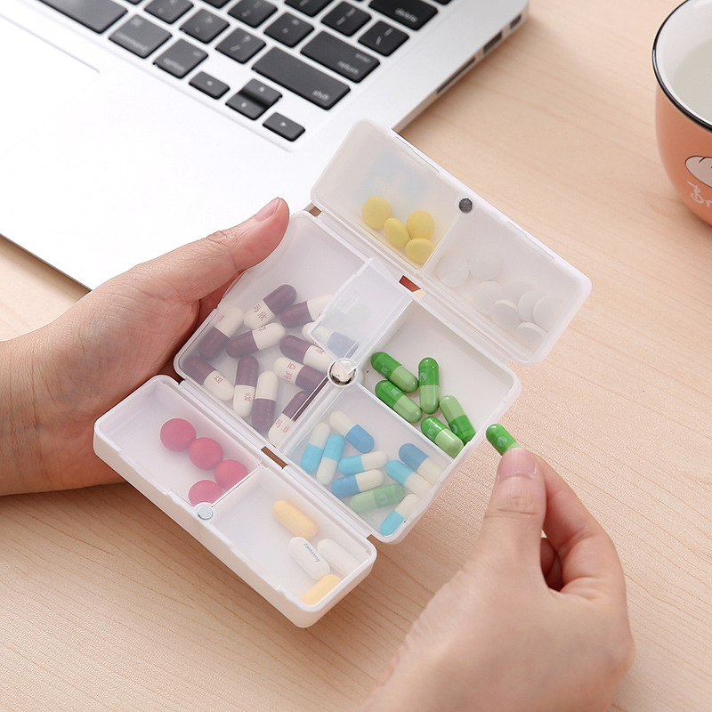Detachable Weekly 7 Compartments Pill Box 5