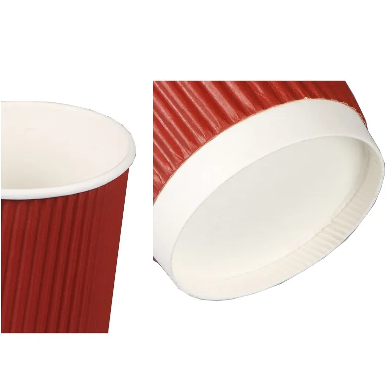 12oz Thickened Disposable Double-Layer Insulation Paper Cup 5