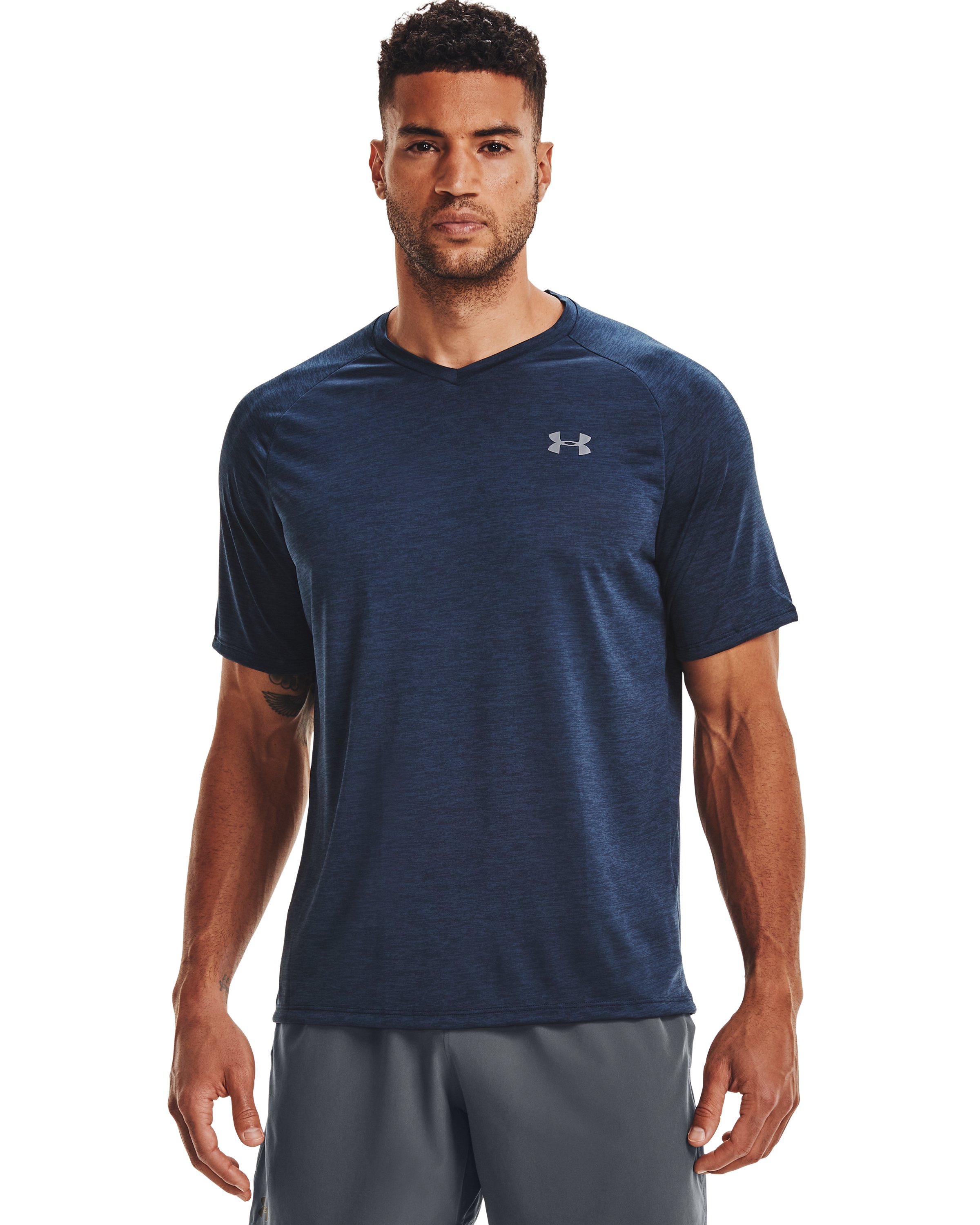 UA Tech Men's V-Neck Short Sleeve 11