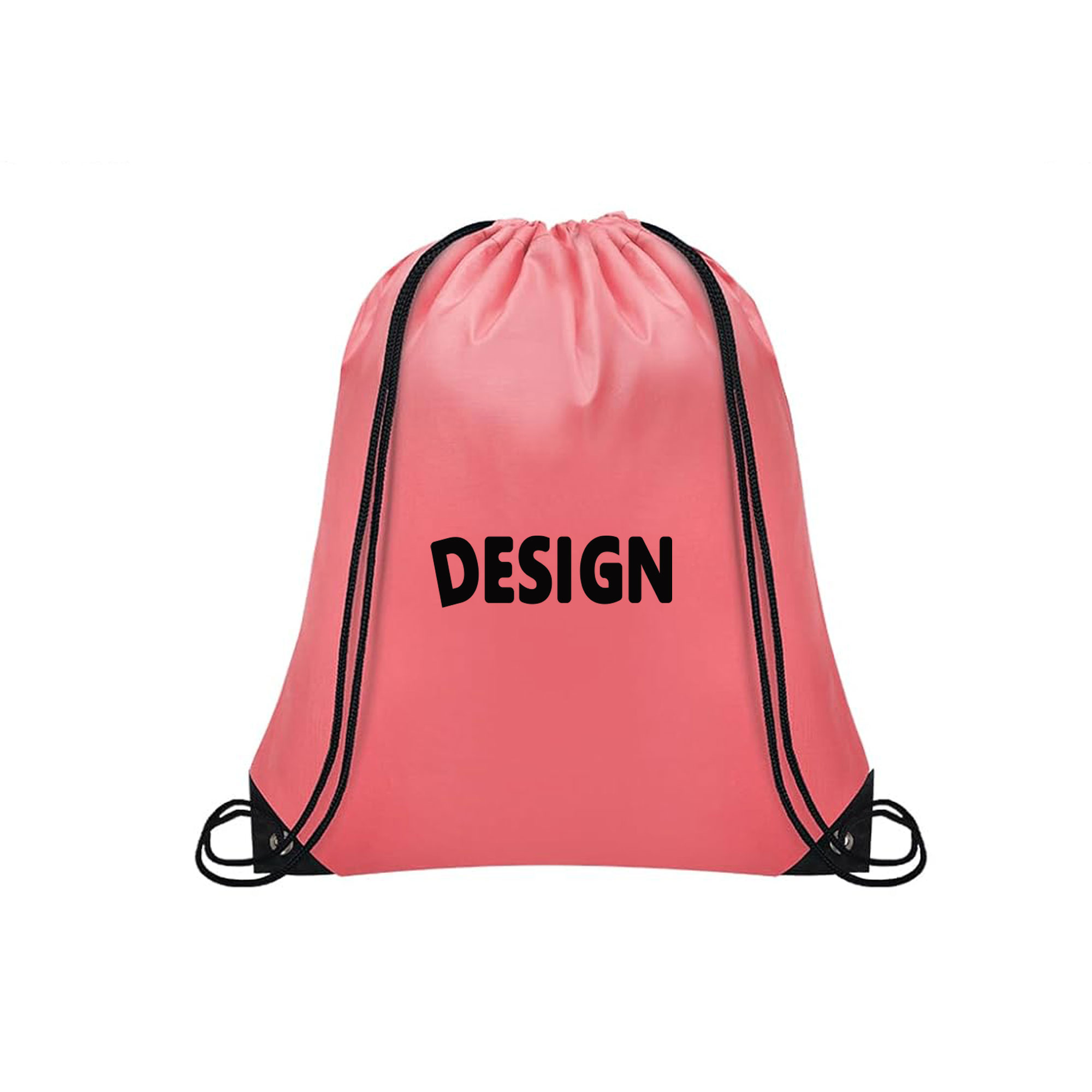 Sport Storage Polyester Drawstring Backpack Bags 2