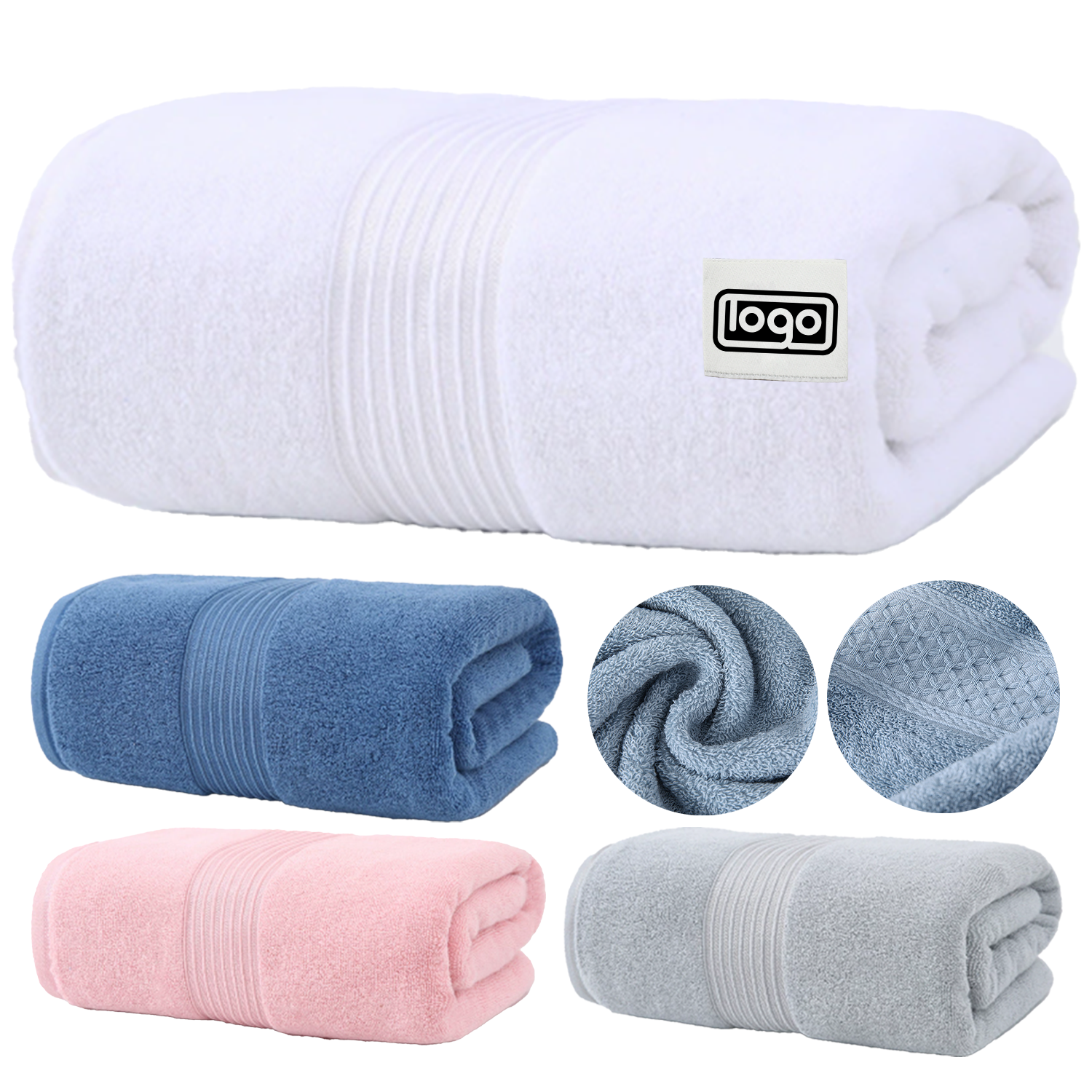 Pure Cotton Thick & Soft Absorbent Towel 3